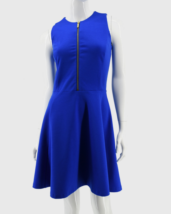 MICHAEL KORS sukienka kobaltowa z suwakiem 34