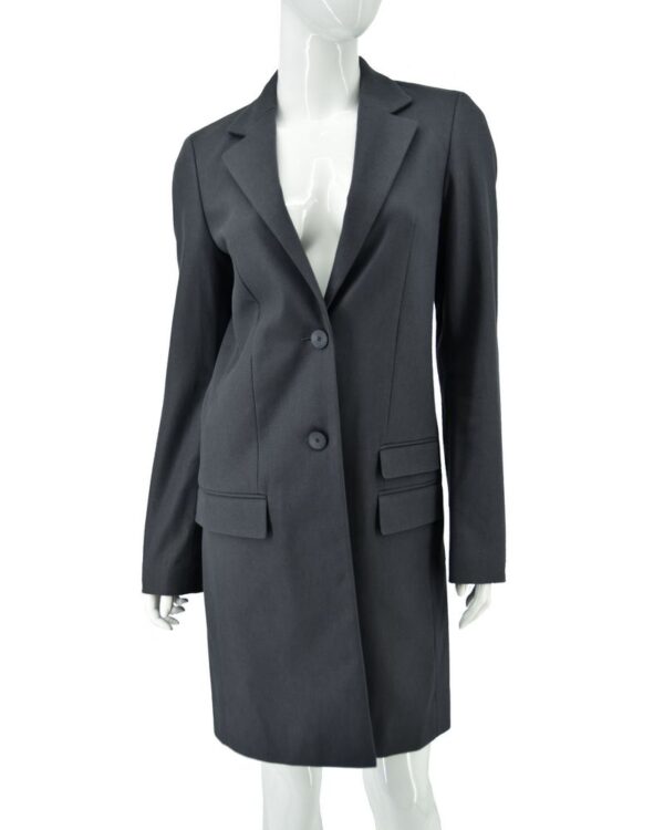 HUGO BOSS płaszcz damski wiosenny elegancki szary 34