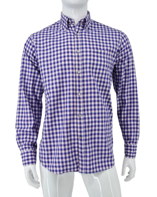 PAUL&SHARK koszula męska w kratkę bawełna 40