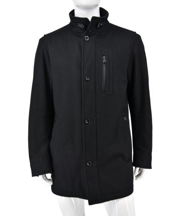 HUGO BOSS płaszcz męski wełna jesienny zimowy ocieplany 54