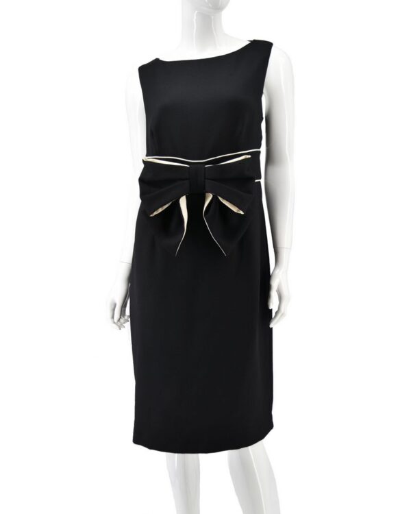 RED VALENTINO sukienka z kokardą midi 44