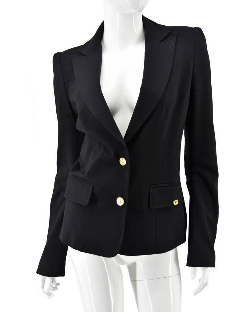 CLASS ROBERTO CAVALLI marynarka damska czarna 38