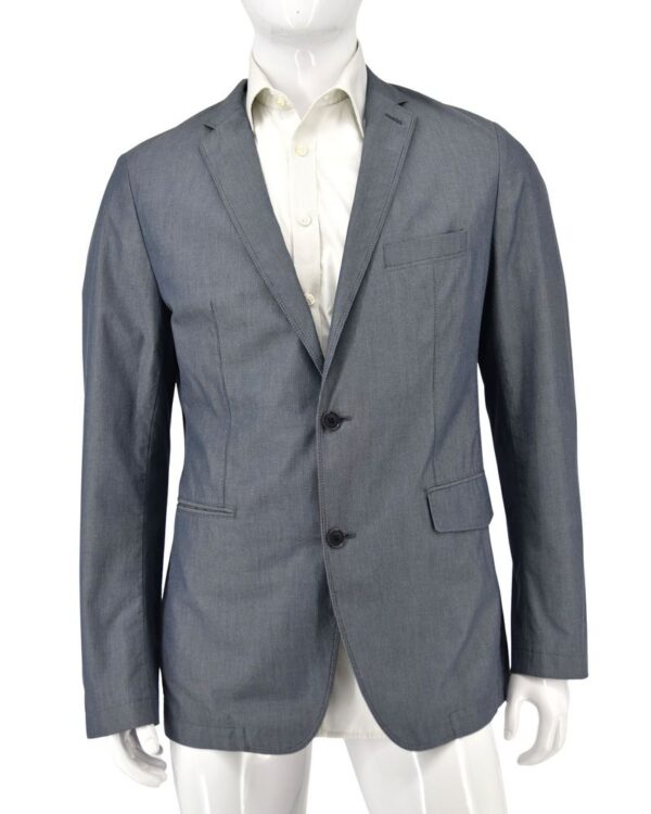 HUGO BOSS marynarka męska casual szara kratka 52