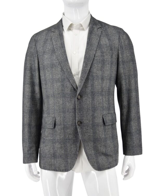 HUGO BOSS marynarka męska szara w kratę casual 52