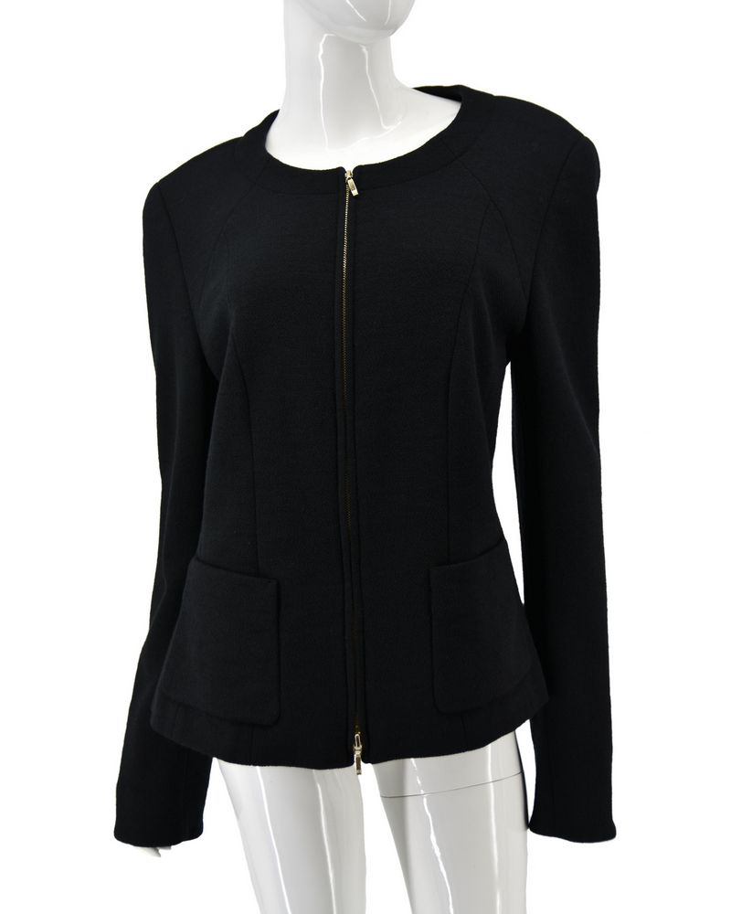 ESCADA żakiet damski czarny elegancki 44