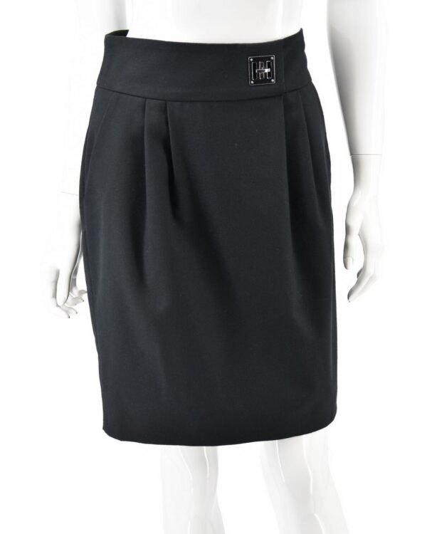 HUGO BOSS spódnica czarna elegancka z kieszeniami 36