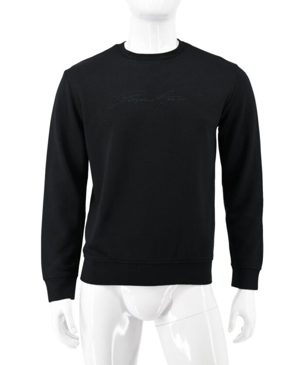 EMPORIO ARMANI bluza męska czarna z logo wygodna M