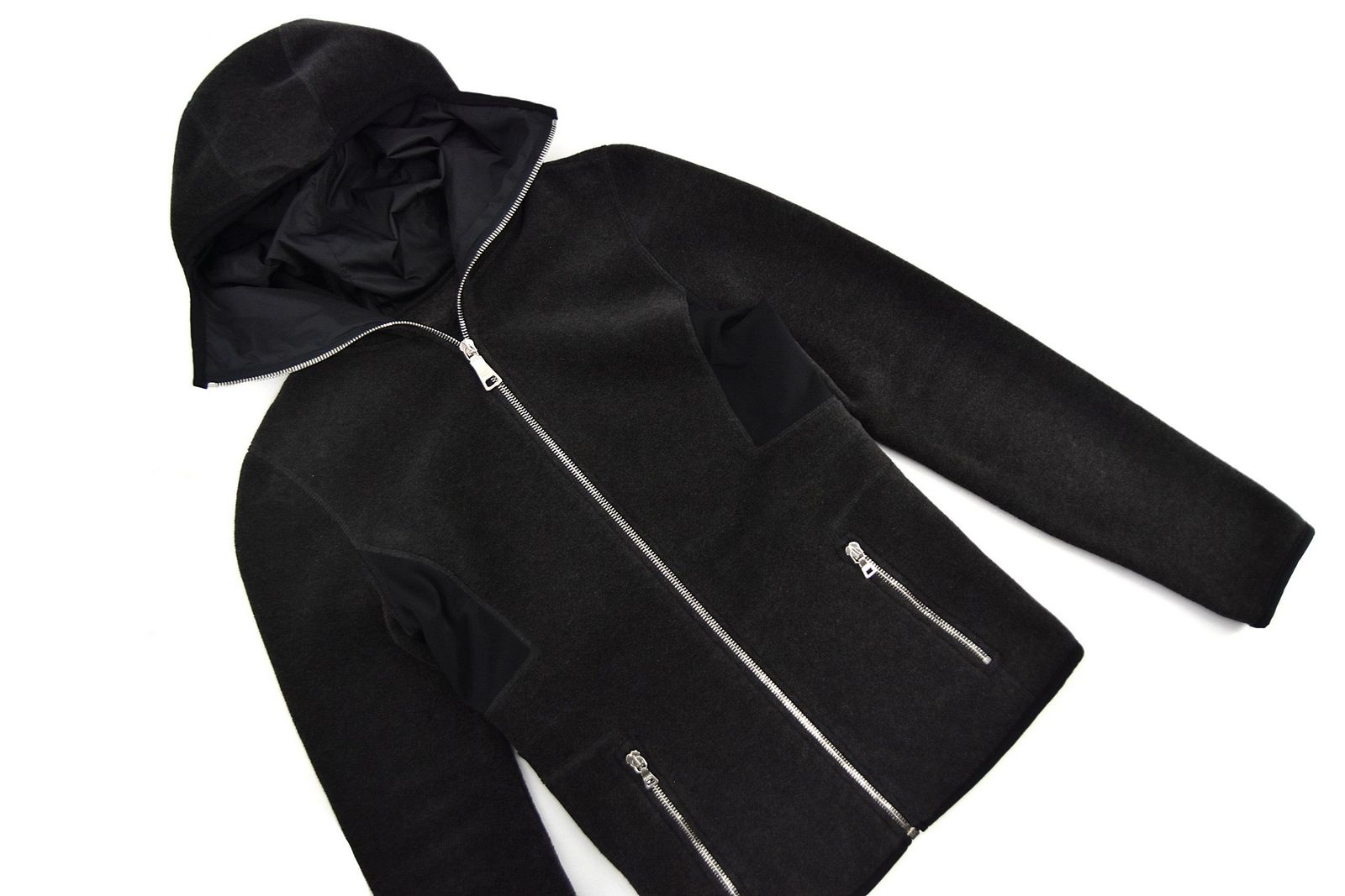 PRADA bluza polarowa kurtka z kapturem sportowa M - obrazek 2