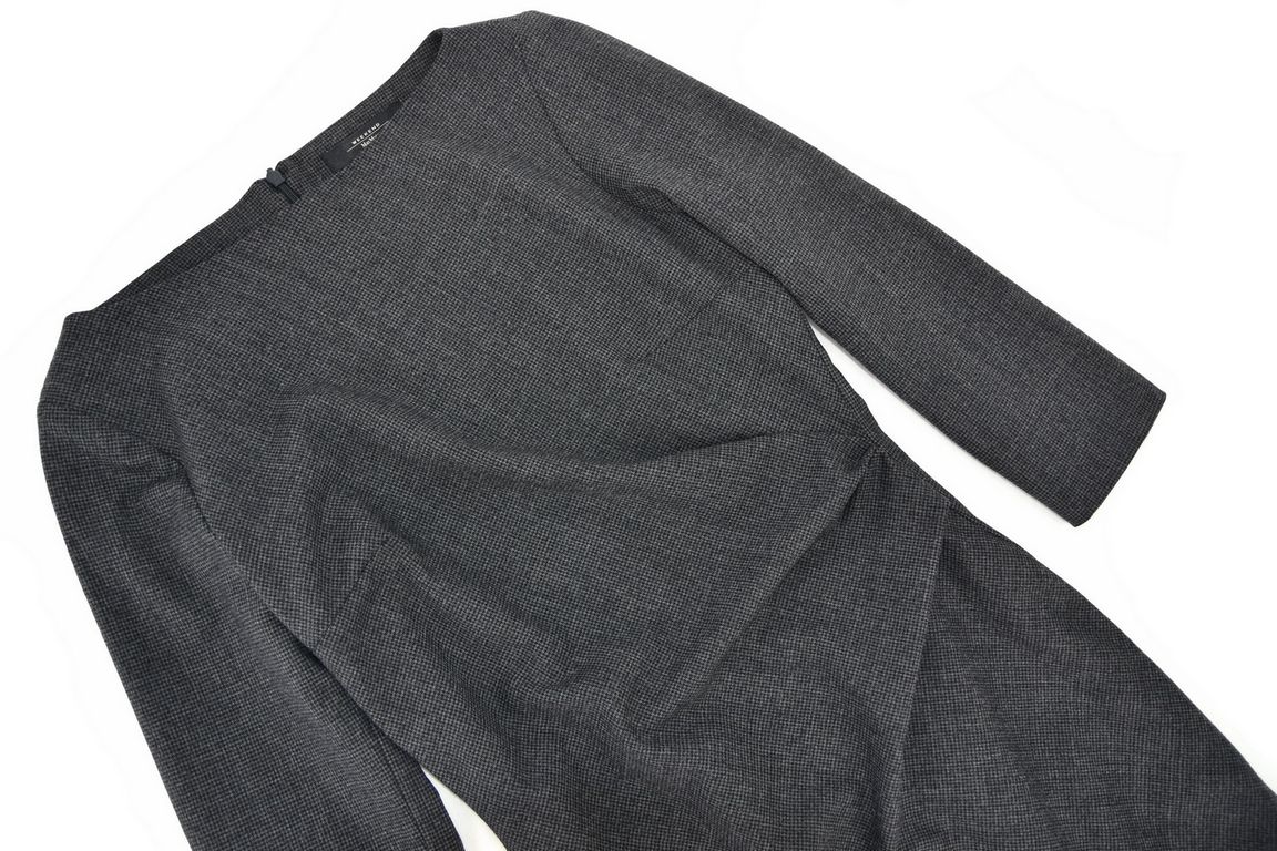 WEEKEND MAX MARA sukienka ołówkowa pepitka midi 38 - obrazek 3