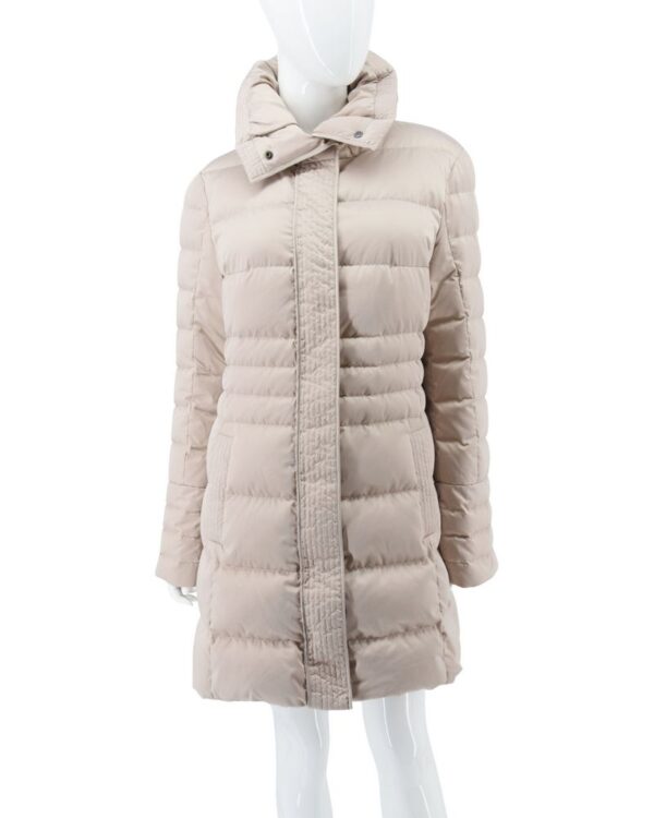 HUGO BOSS kurtka zimowa płaszcz damski puchowy beżowy 40