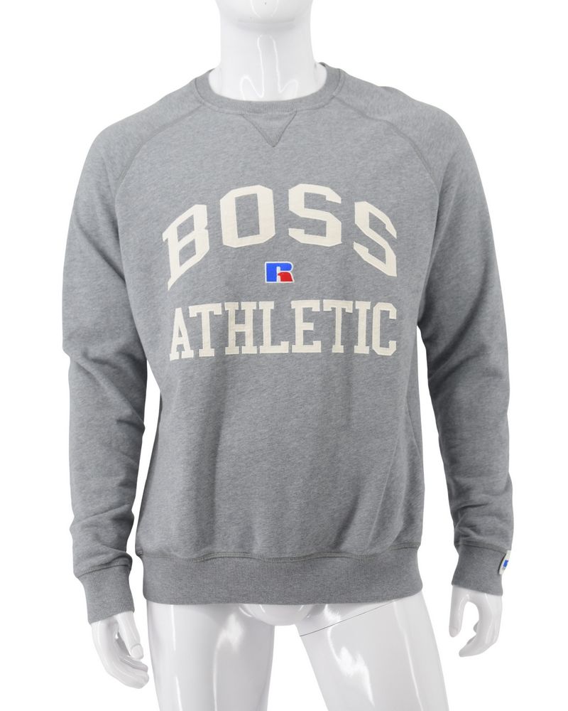 HUGO BOSS bluza męska sportowa dresowa szara bawełna L