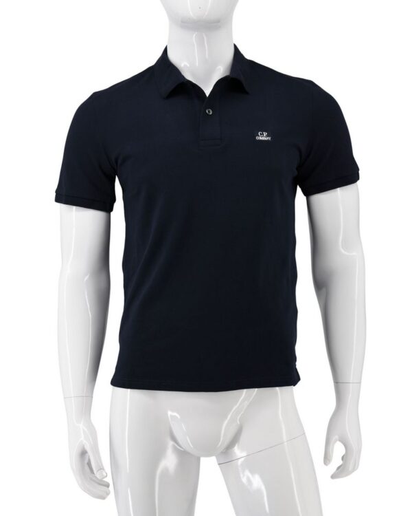 C.P. COMPANY koszulka męska polo ciemny granat krótki rękaw M