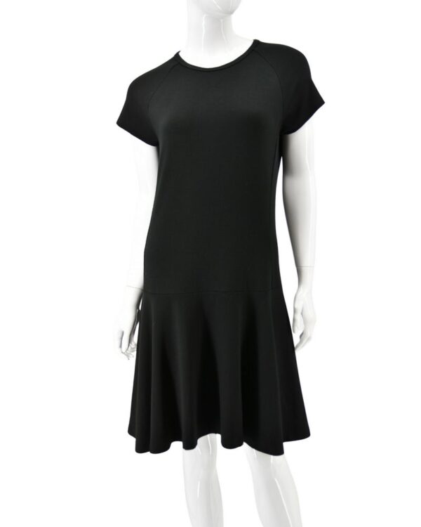 RALPH LAUREN sukienka czarna gładka na co dzień midi L