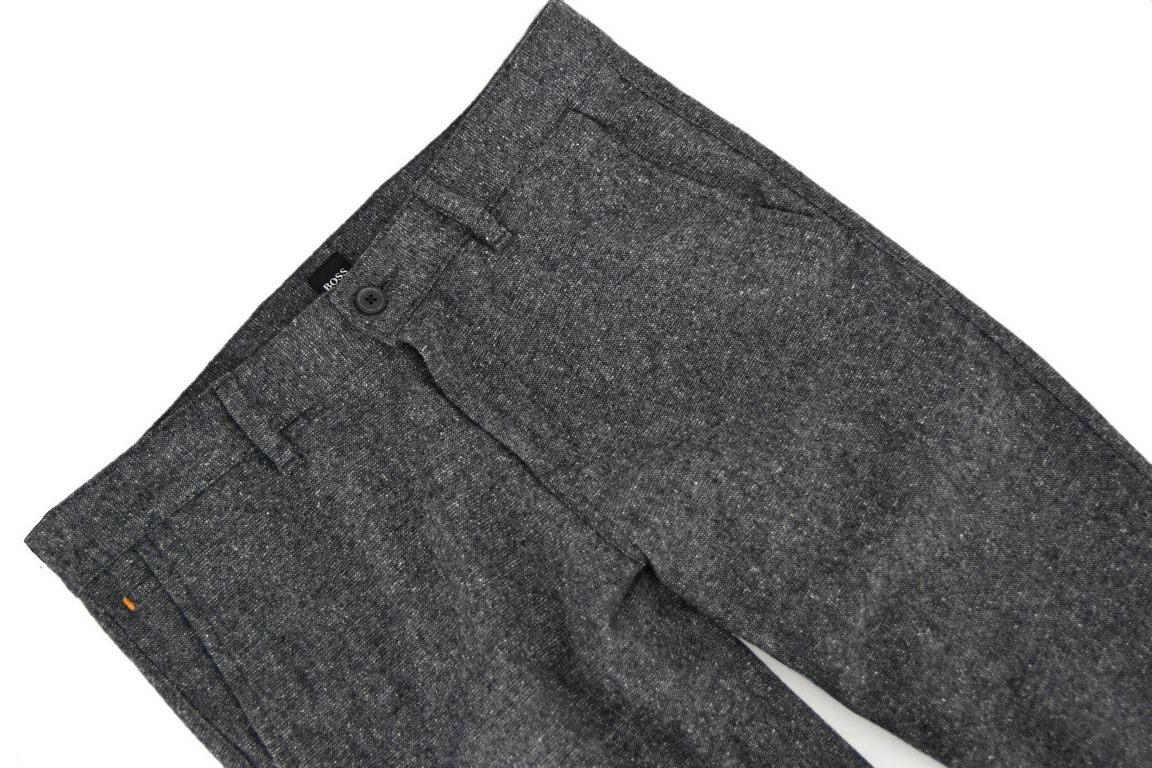 HUGO BOSS spodnie męskie melanż REGULAR FIT 32/34 - obrazek 2