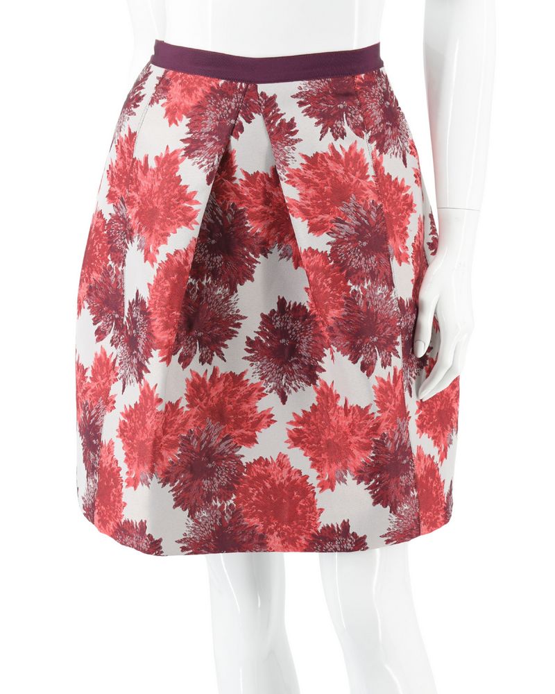 WEEKEND MAX MARA spódnica rozkloszowana w kwiaty 34