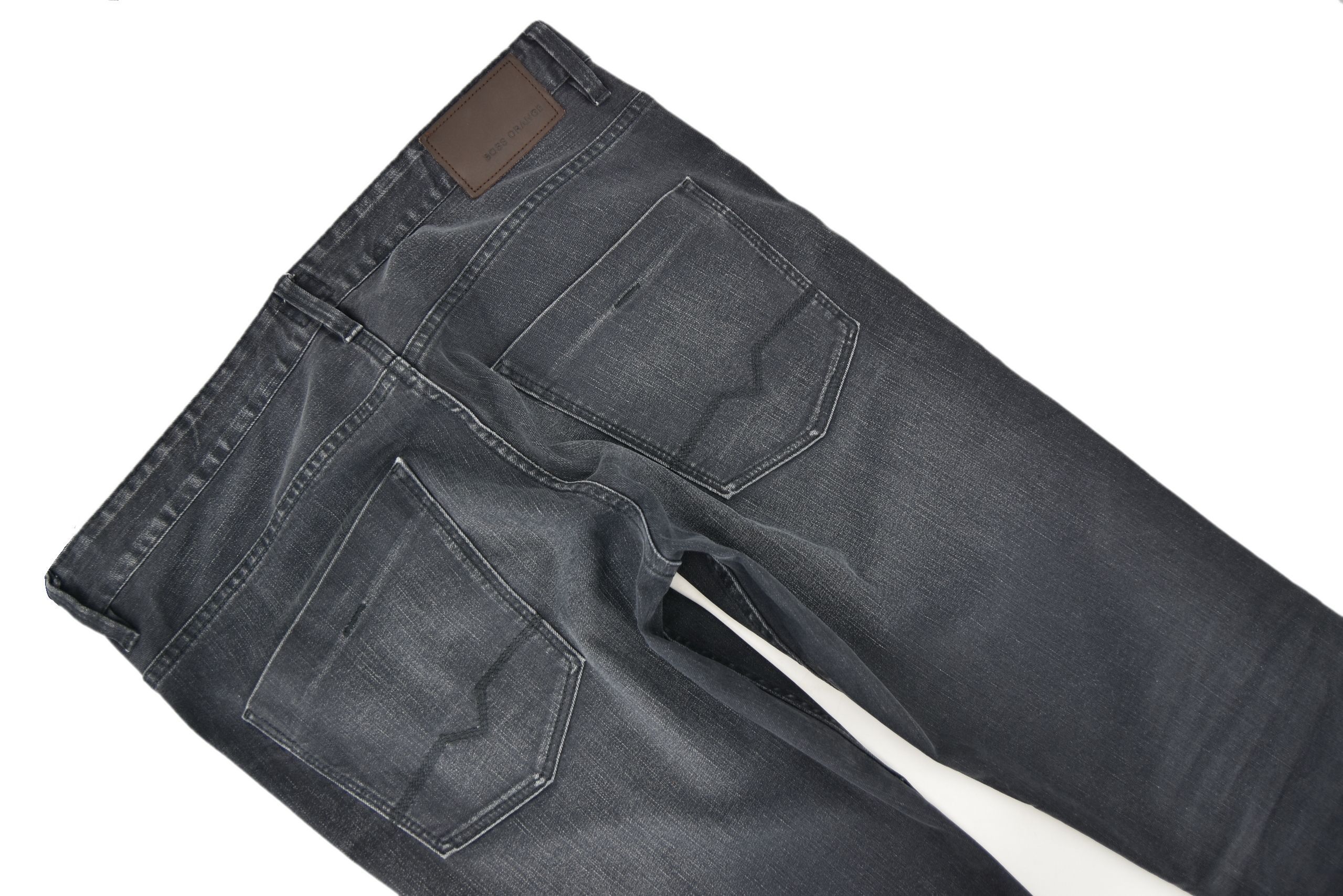HUGO BOSS spodnie męskie jeansy ciemnoszare 32/34 - obrazek 6