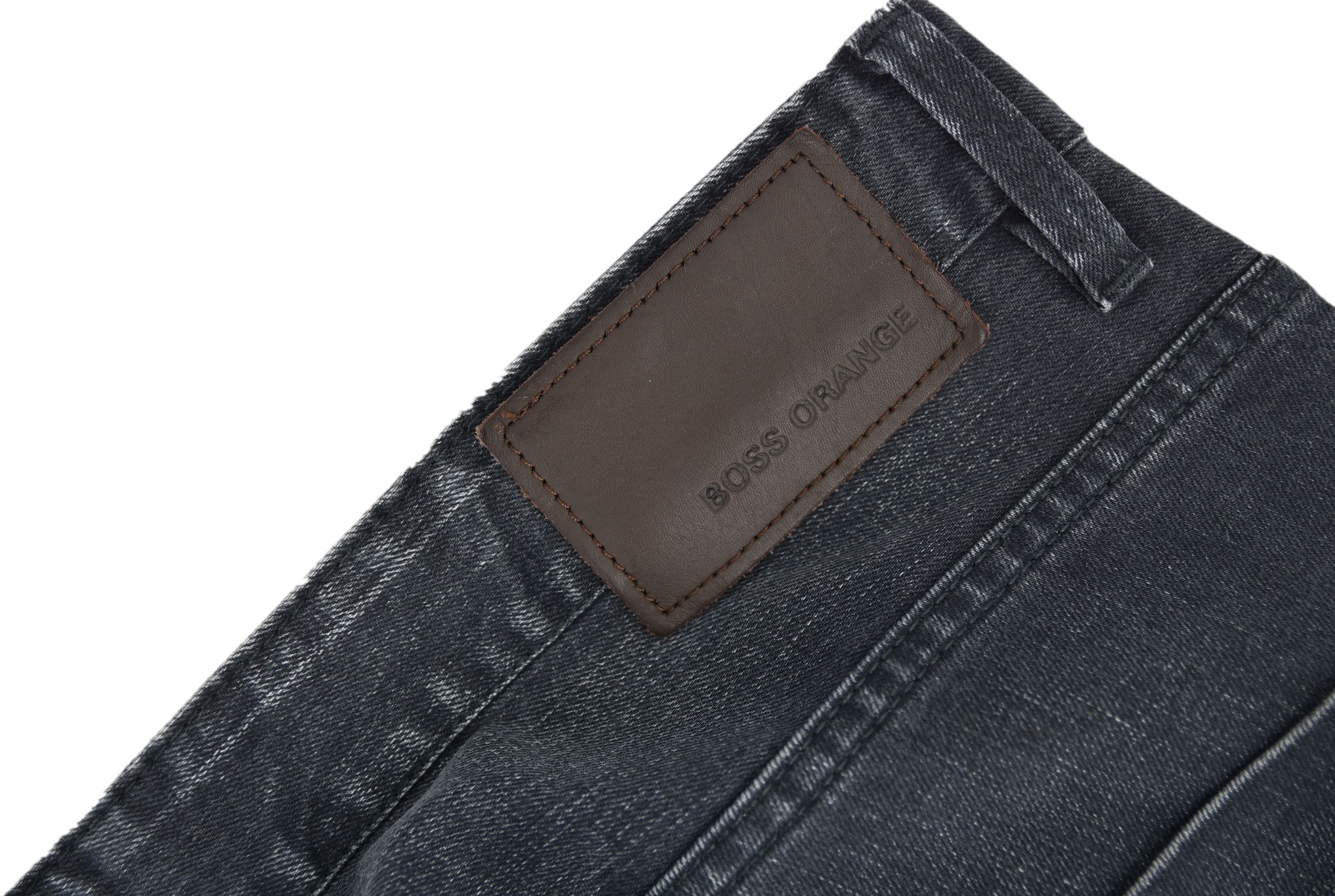 HUGO BOSS spodnie męskie jeansy ciemnoszare 32/34 - obrazek 7