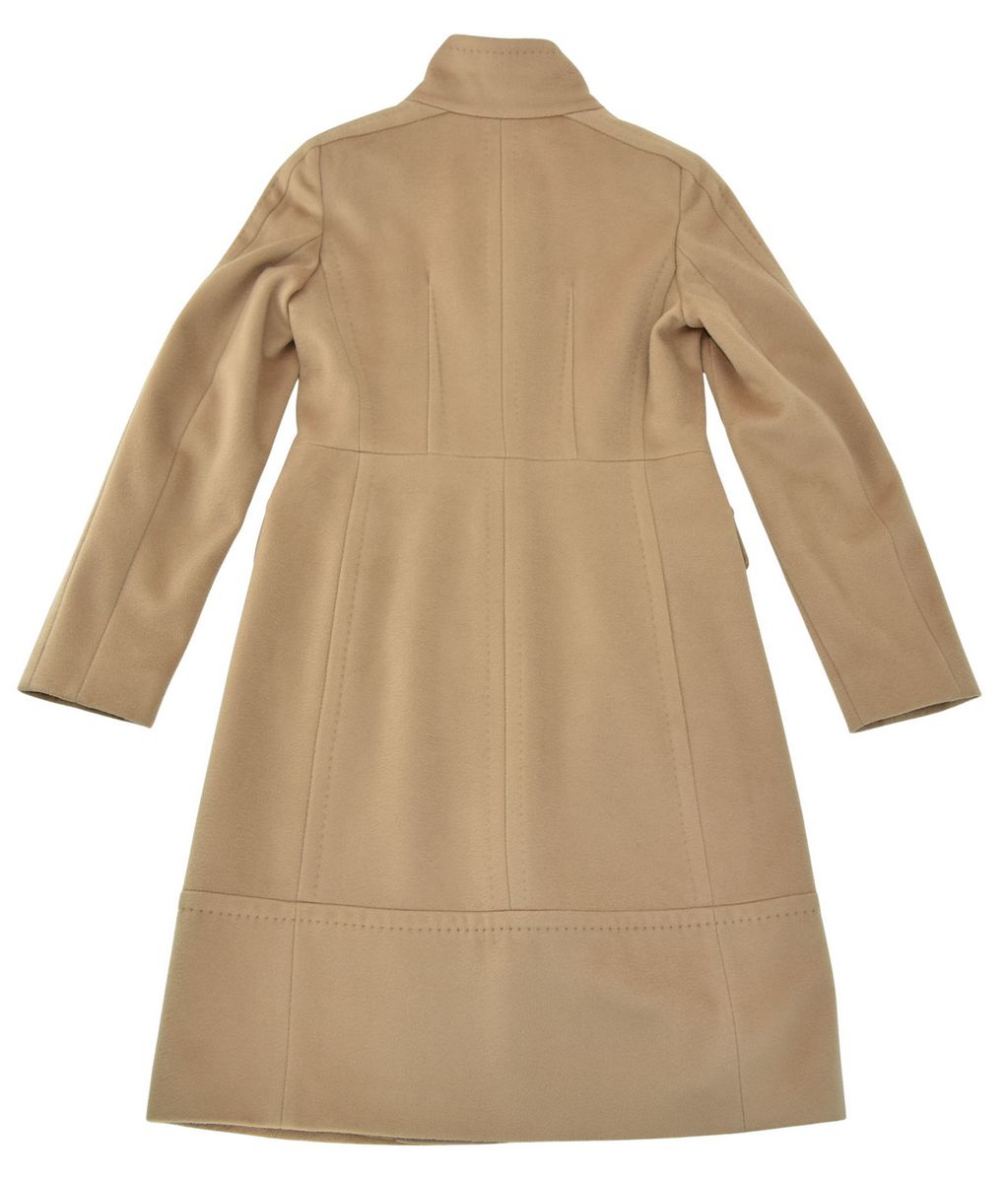 WEEKEND MAX MARA płaszcz damski beżowy wełniany 38 - obrazek 7