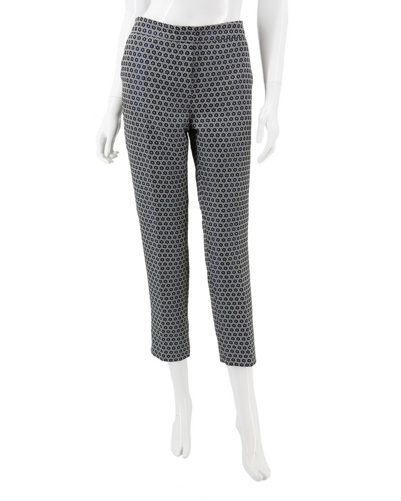 WEEKEND MAX MARA spodnie damskie cygaretki wzory 38