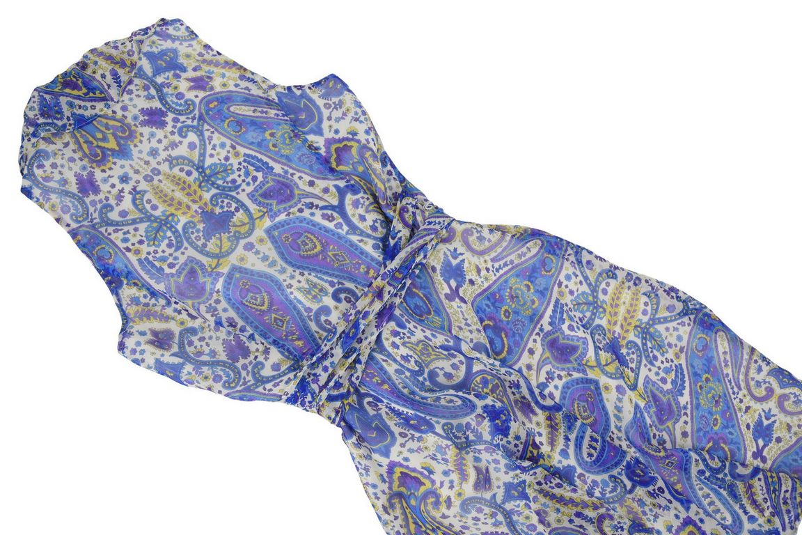 RALPH LAUREN sukienka damska jedwabna boho midi 40 - obrazek 5