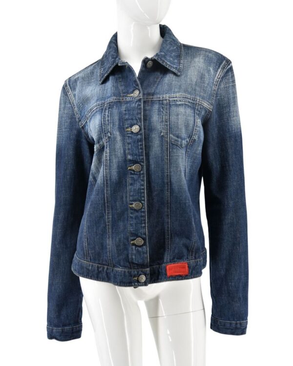 ARMANI JEANS kurtka damska jeansowa granatowa 44