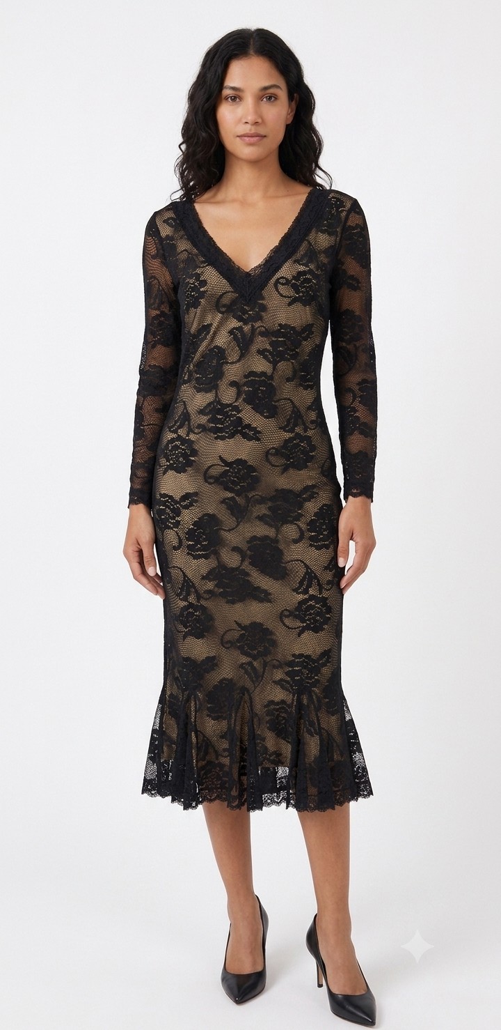 DOLCE&GABBANA sukienka koronkowa wizytowa elegancka 36 - obrazek 9