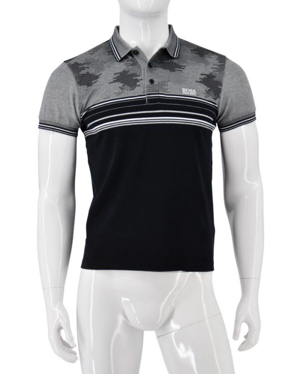 koszulka polo męska czarna Hugo Boss
