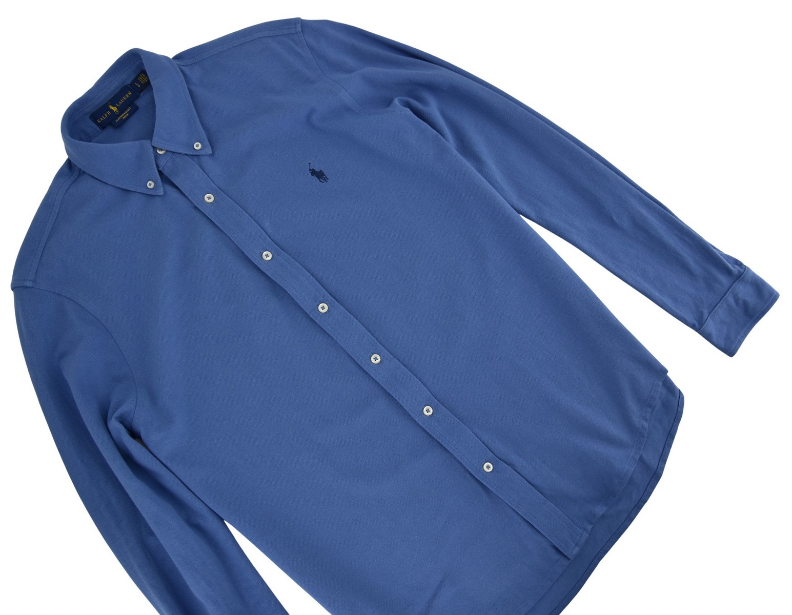RALPH LAUREN koszula męska niebieska featherweight mesh L - obrazek 2