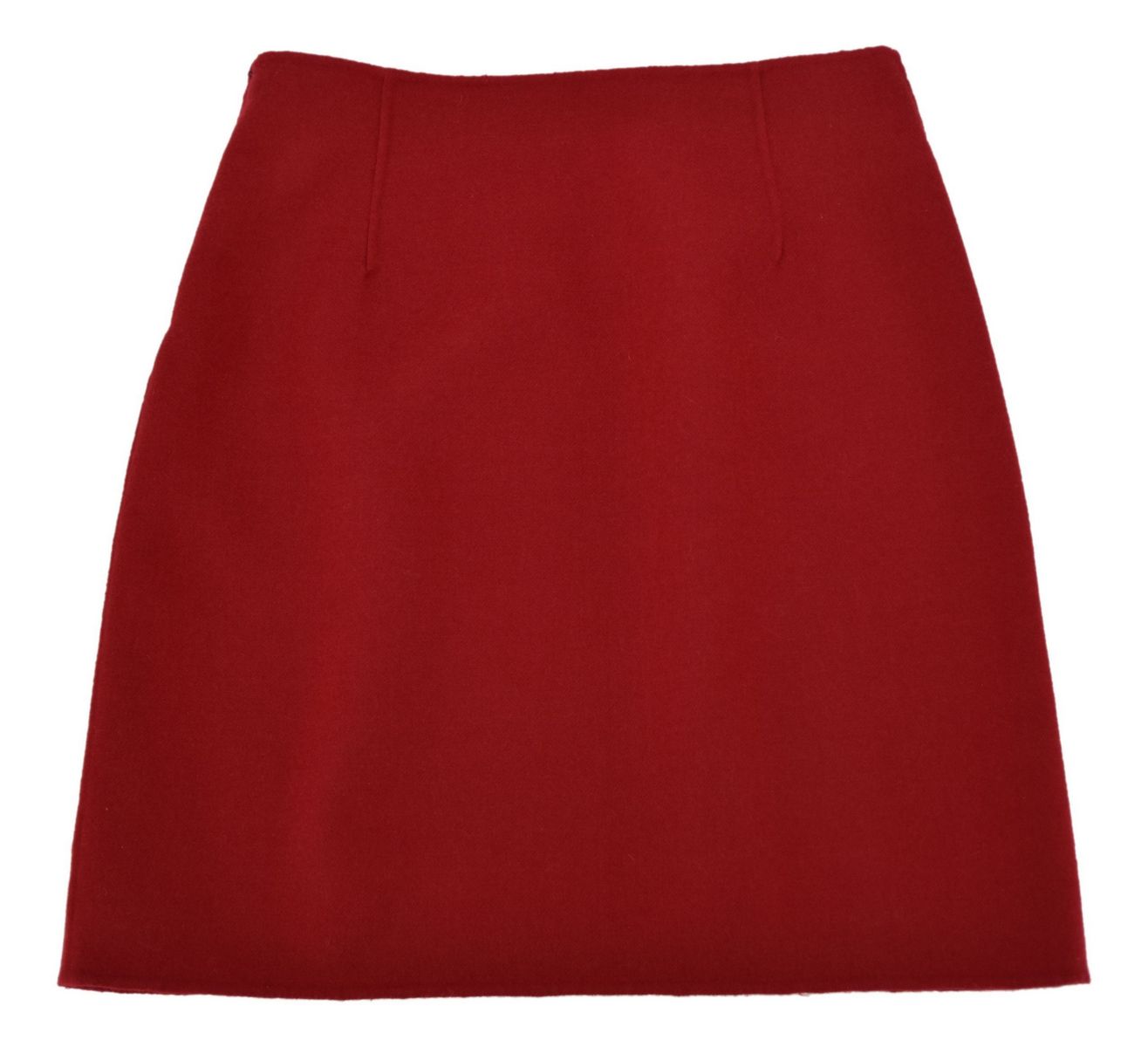 WEEKEND MAX MARA spódnica wełniana czerwona elegancka 36 - obrazek 5