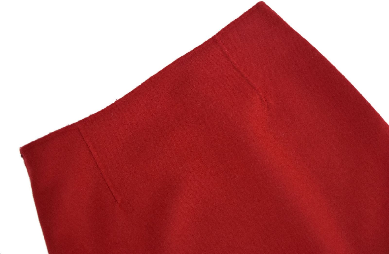 WEEKEND MAX MARA spódnica wełniana czerwona elegancka 36 - obrazek 6