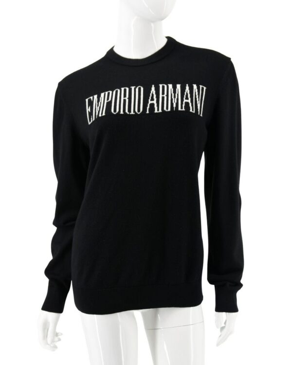 czarny sweter damski Emporio Armani