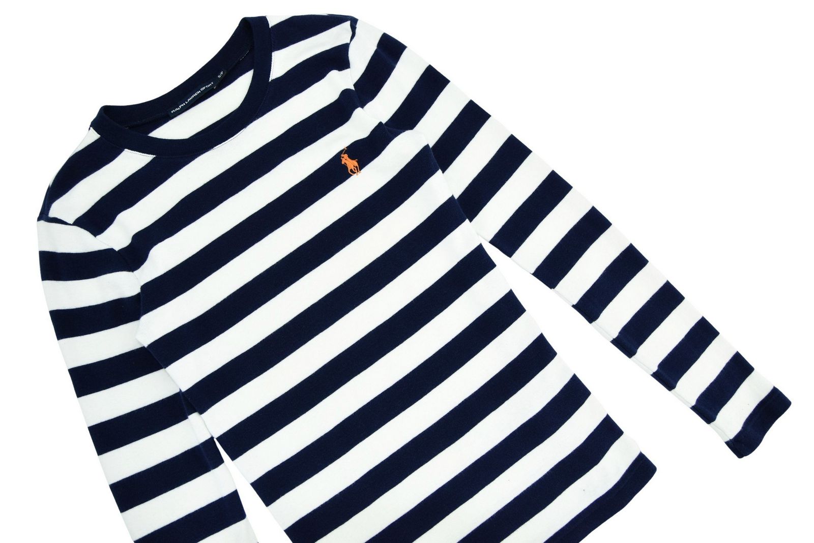 RALPH LAUREN bluzka damska długi rękaw bawełniana S - obrazek 2