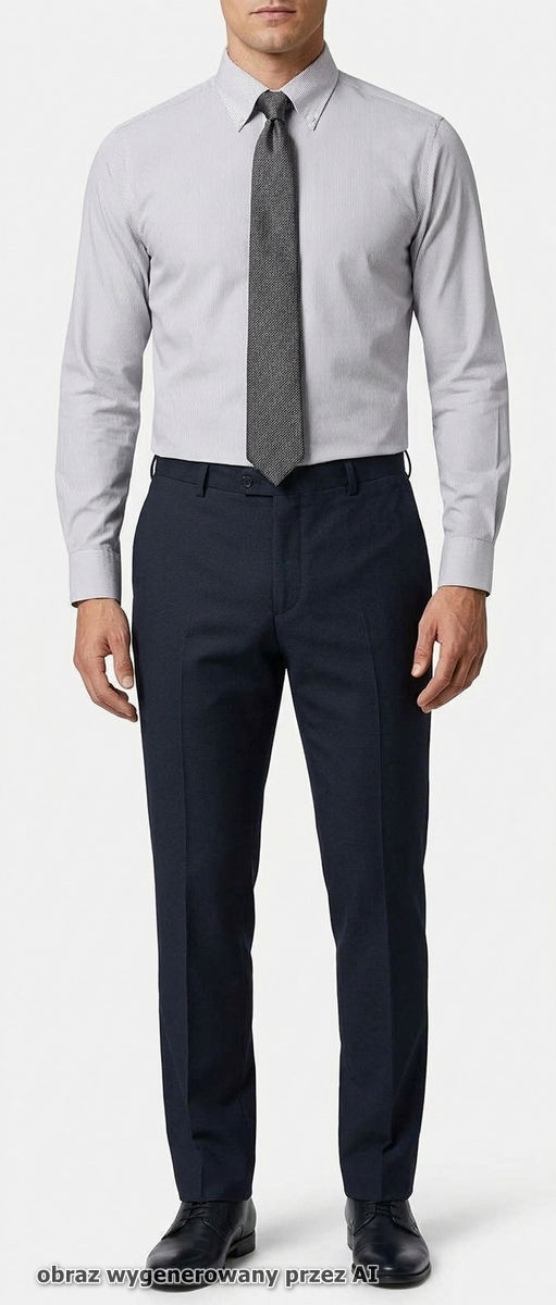 CC COLLECTION CORNELIANI spodnie męskie wizytowe 46R - obrazek 6